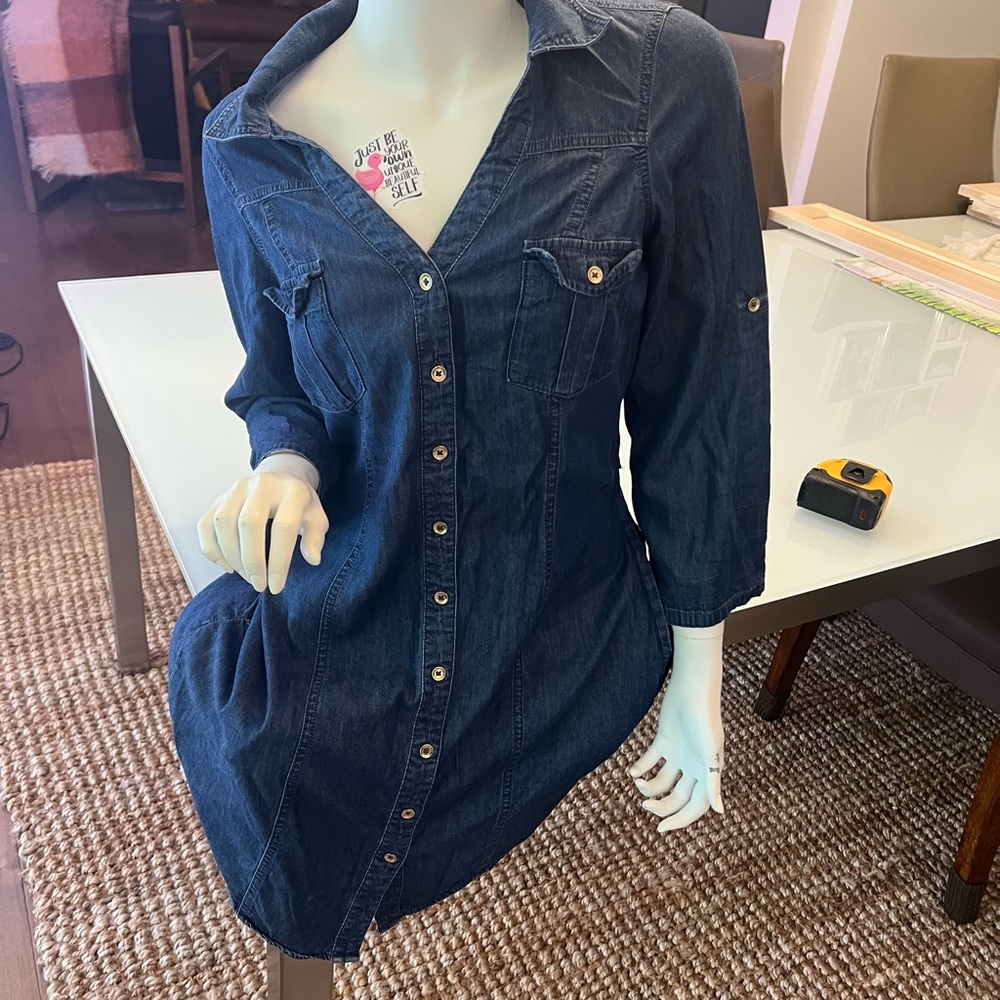 Guess Dark Denim Shirt